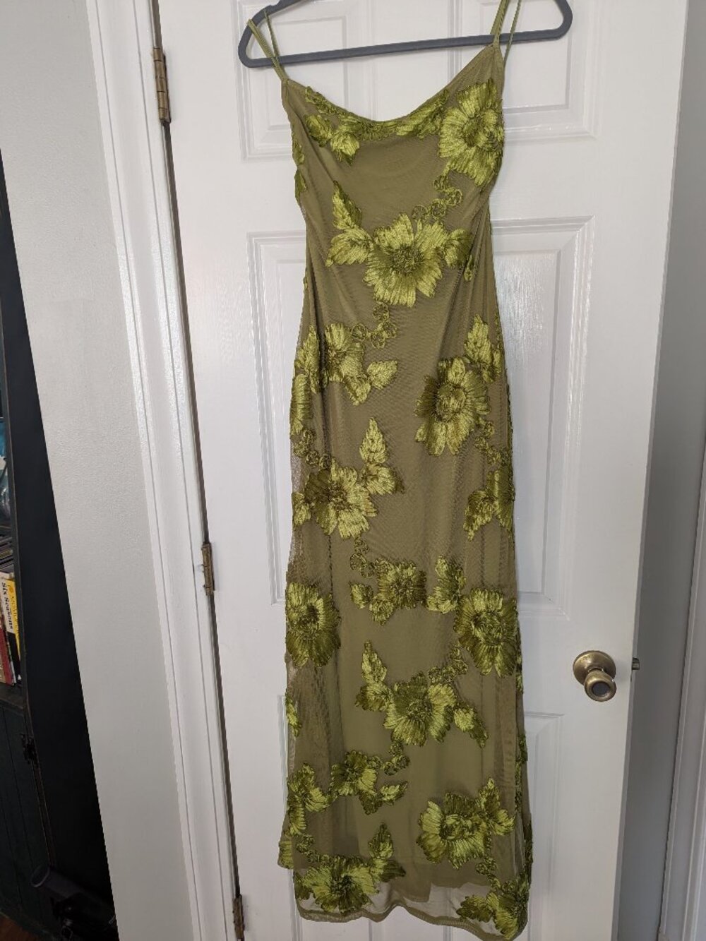 Cider Floral Lace Up Backless Maxi Dress